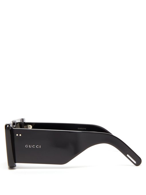 gucci large square frame sunglasses