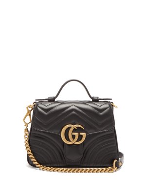 GG Marmont mini quilted-leather cross-body bag | Gucci | MATCHESFASHION UK