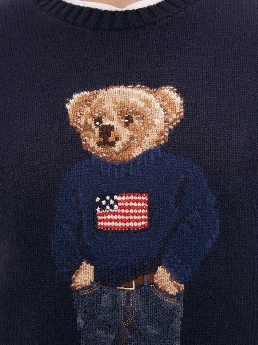 polo bear cashmere sweater