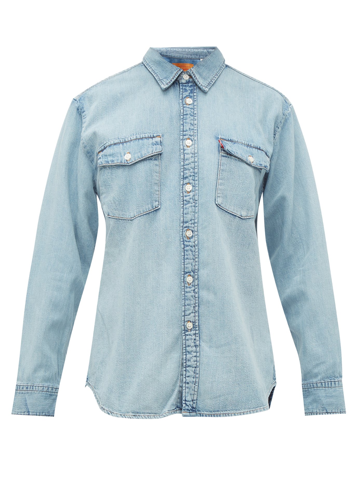 levis blue denim shirt