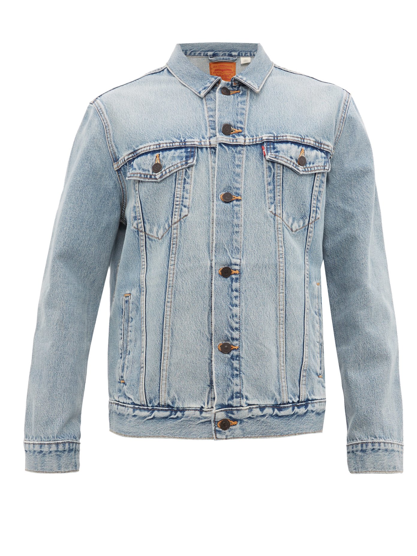 levi's slim fit denim jacket