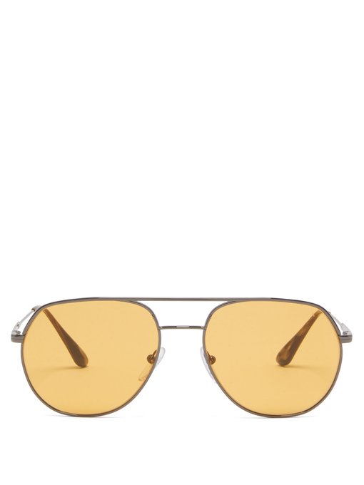 prada metal sunglasses