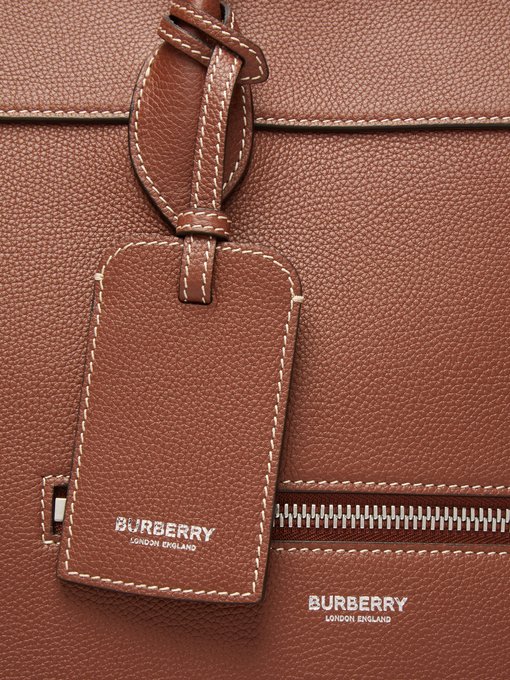 burberry leather tote bag