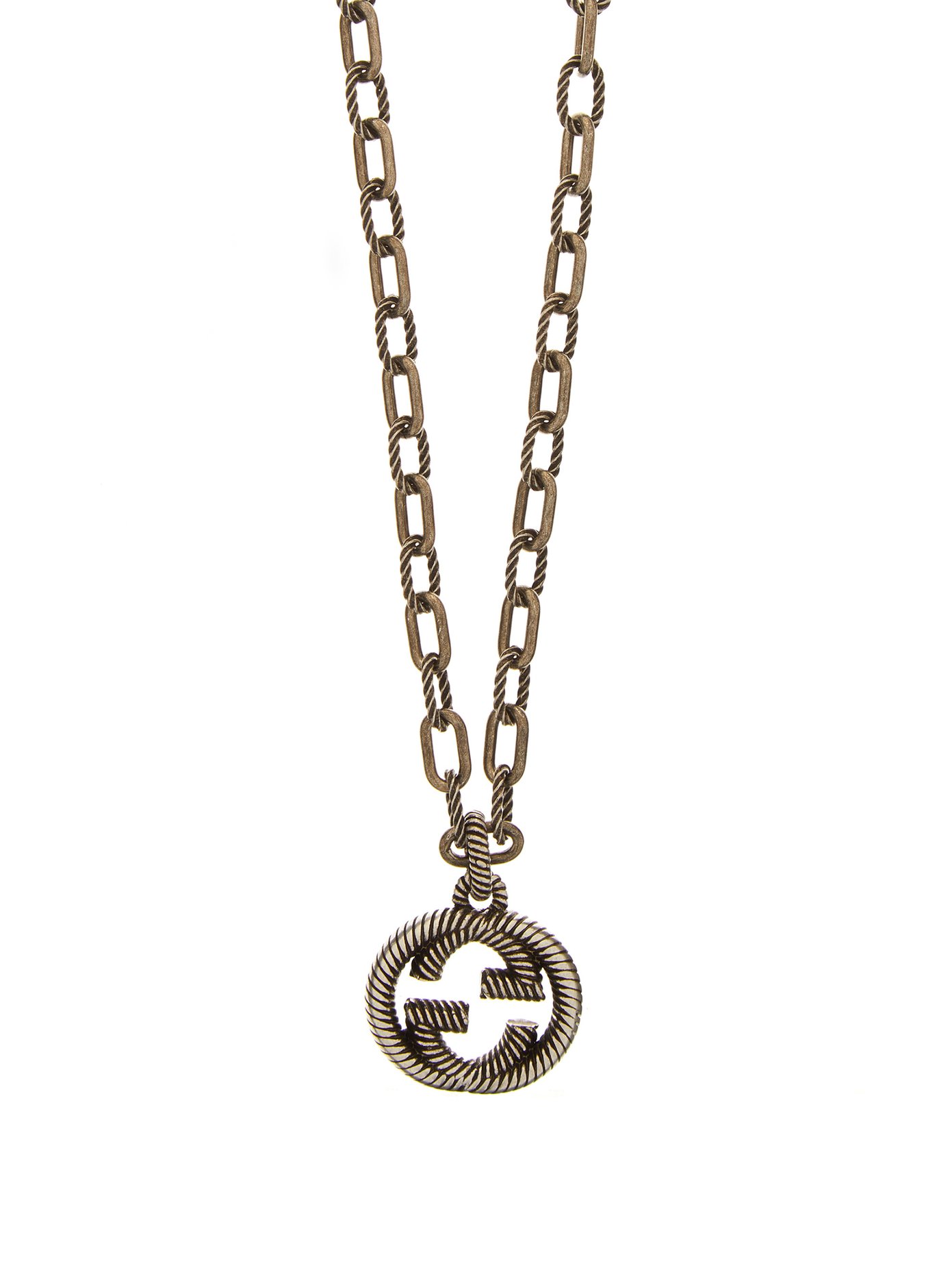 Interlocking GG pendant necklace 