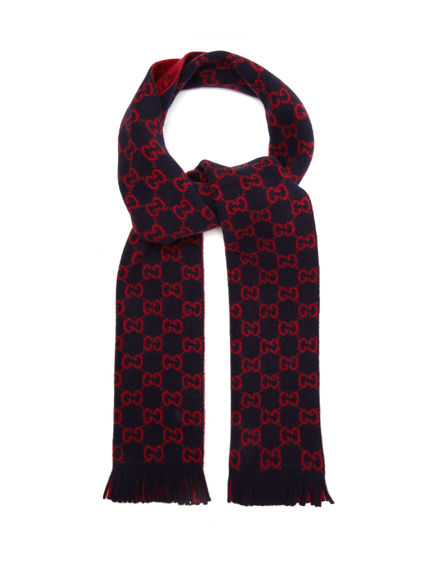 gucci knitted scarf