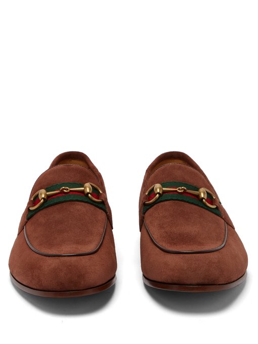 gucci brixton loafer brown