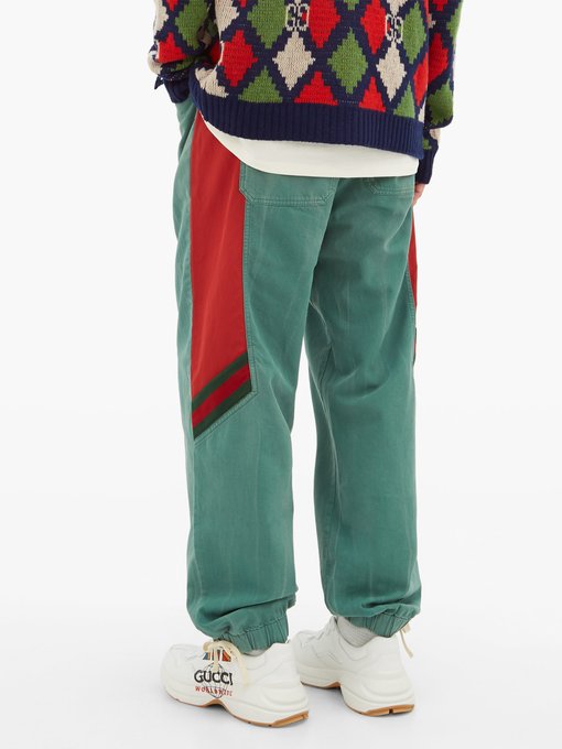 gucci side stripe jeans