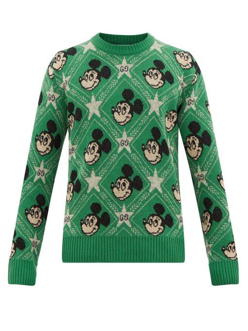 gucci mickey mouse christmas sweater