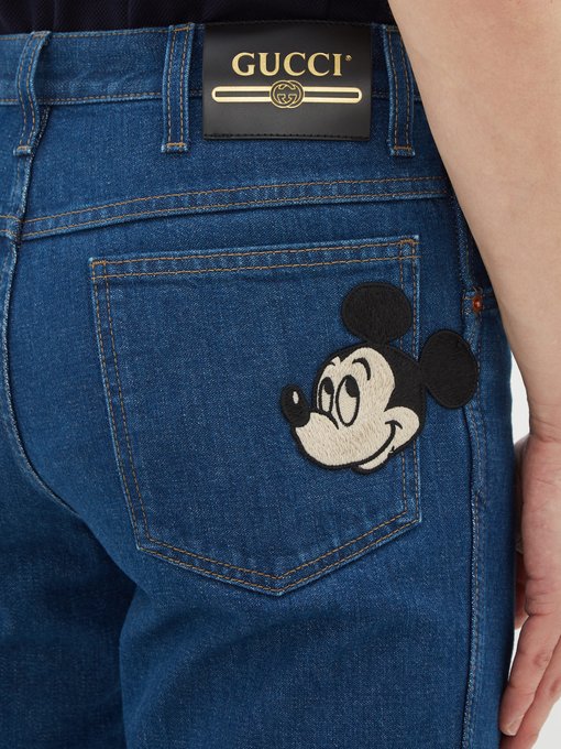 Kylie Jenner's Disney Gucci Jeans With Mickey on the Pocket