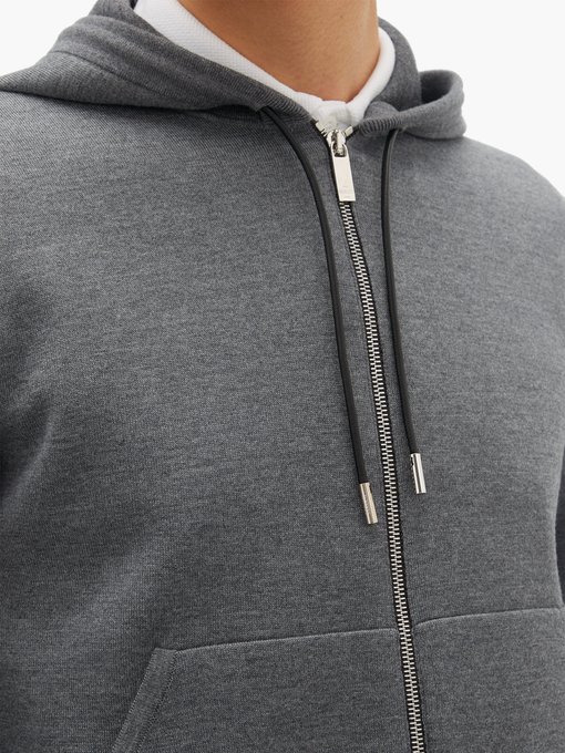 wool lined zip up hoodie