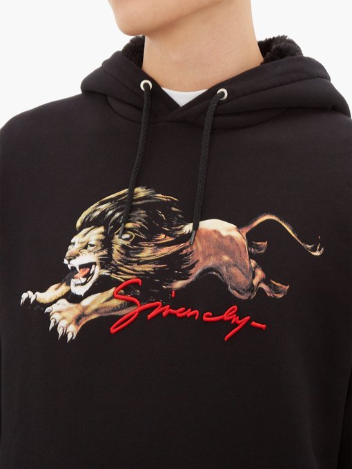 Lion-print cotton sweatshirt | Givenchy 