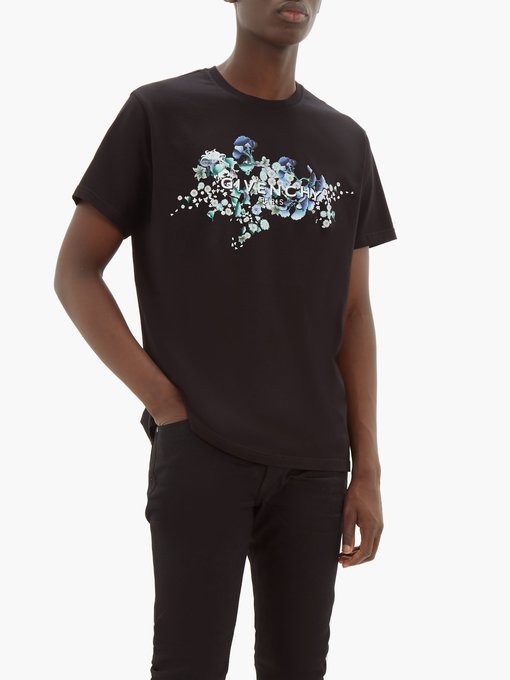 givenchy floral t shirt