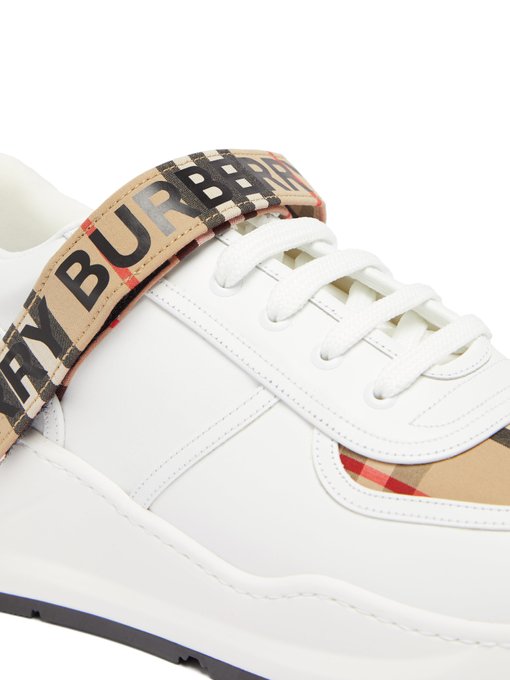 Ronnie leather trainers | Burberry 