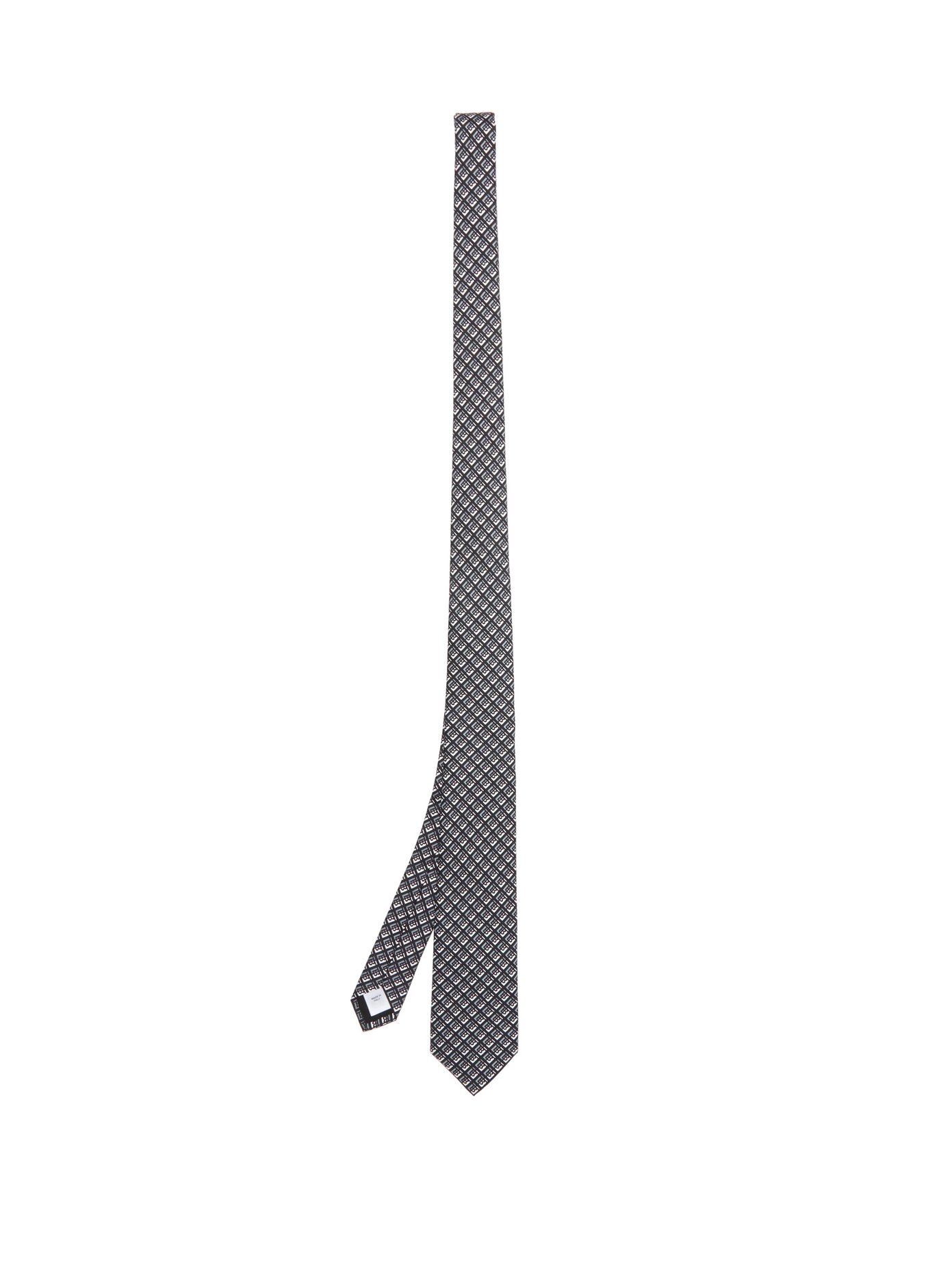 burberry tie white