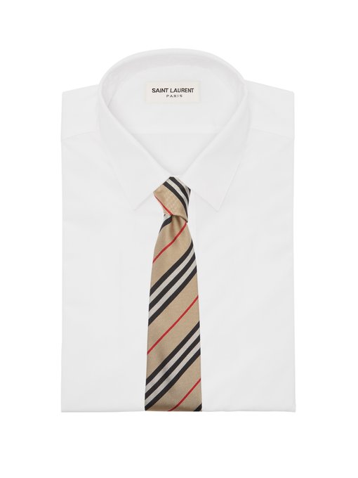 Manston heritage Icon-stripe silk tie 