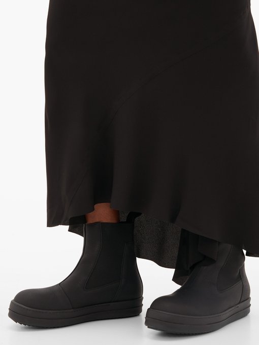 rick owens leather boots