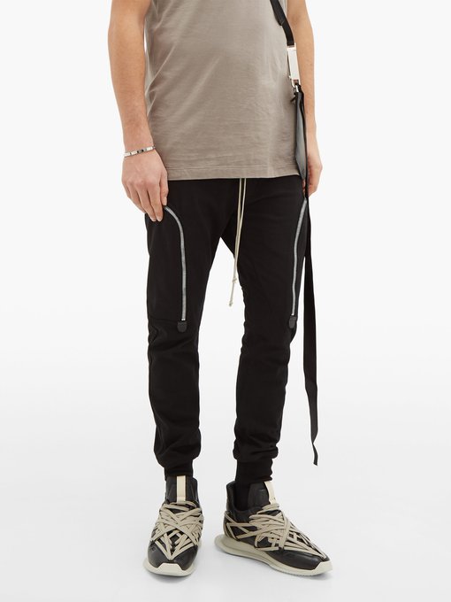 Zip-pocket cotton track pants | Rick Owens | MATCHESFASHION US