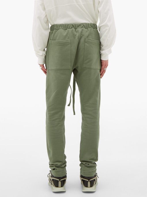 khaki track pants