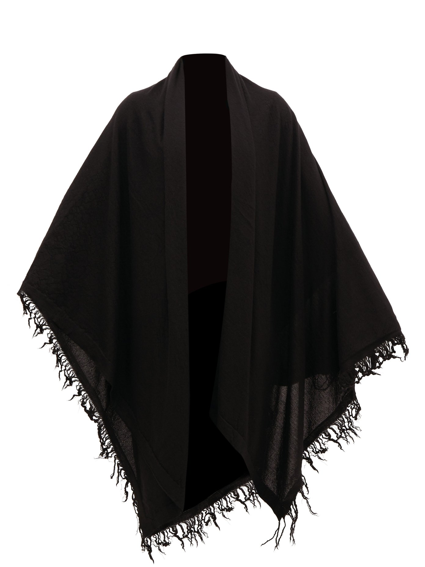 black shawl scarf