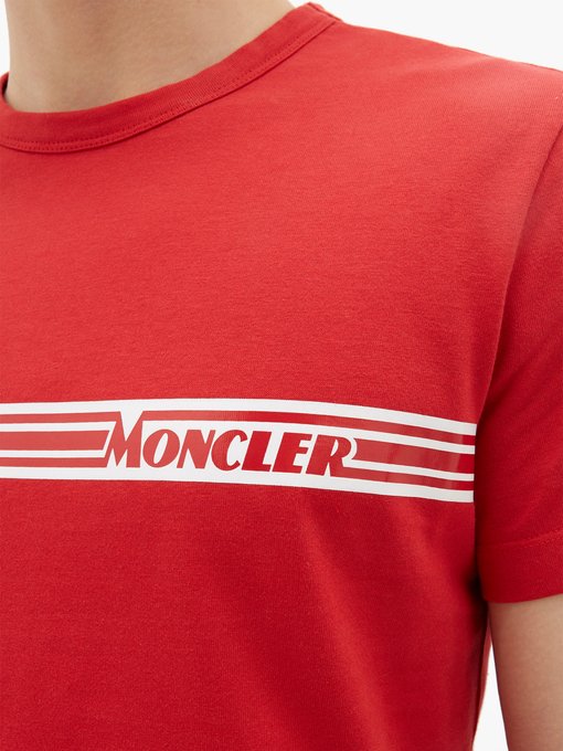 moncler red t shirt