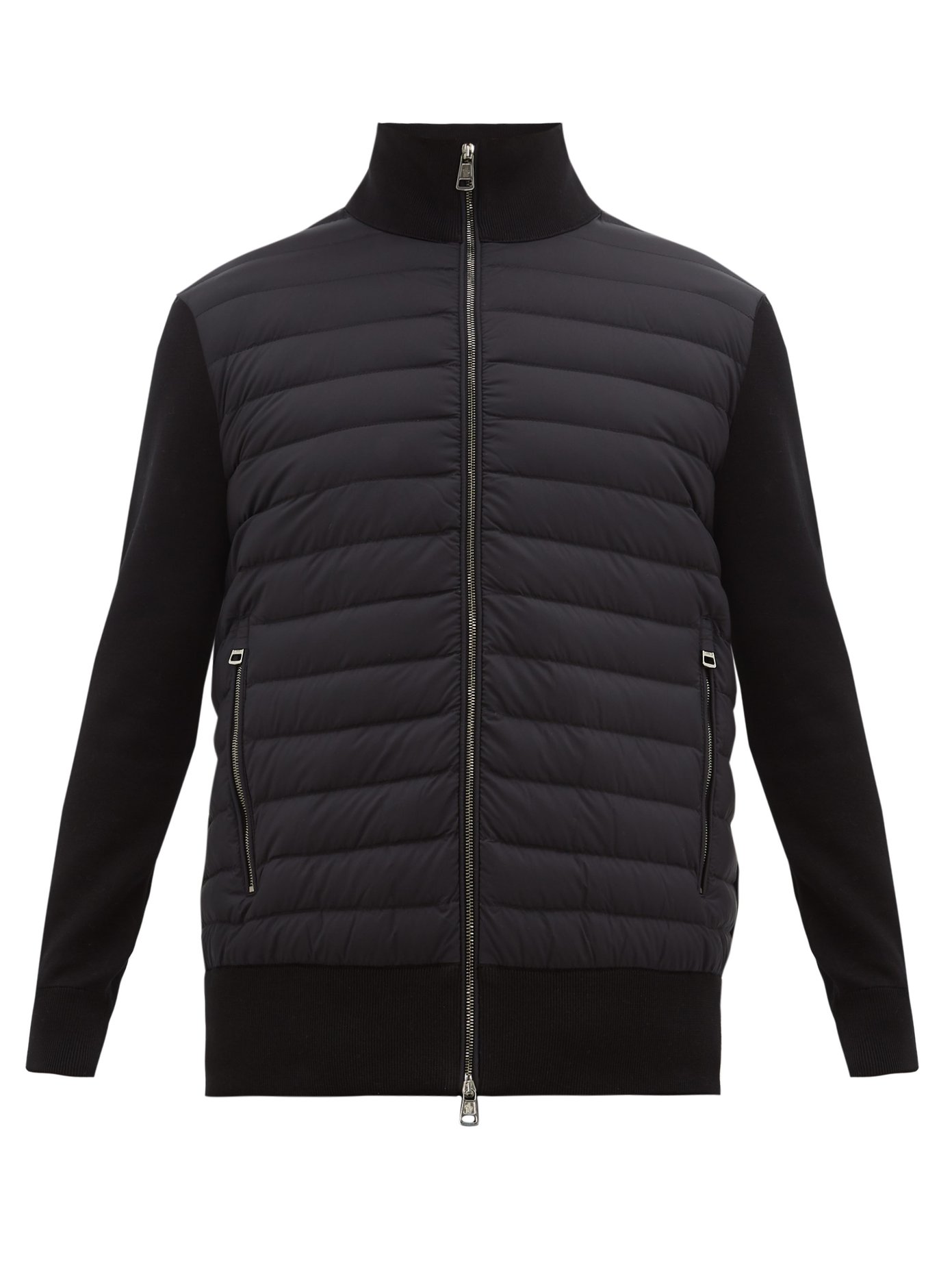 Maglione down-quilted tricot jacket 
