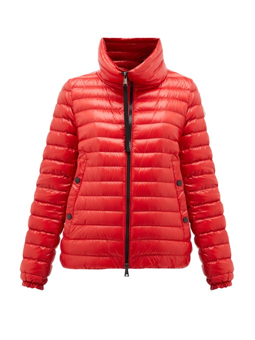 Down-filled lightweight nylon jacket 