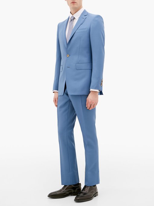 English Fit mohair-blend suit jacket 