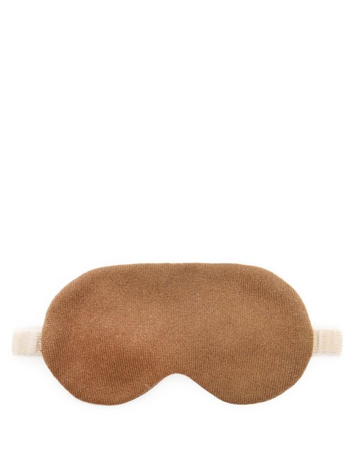 cashmere silk eye mask