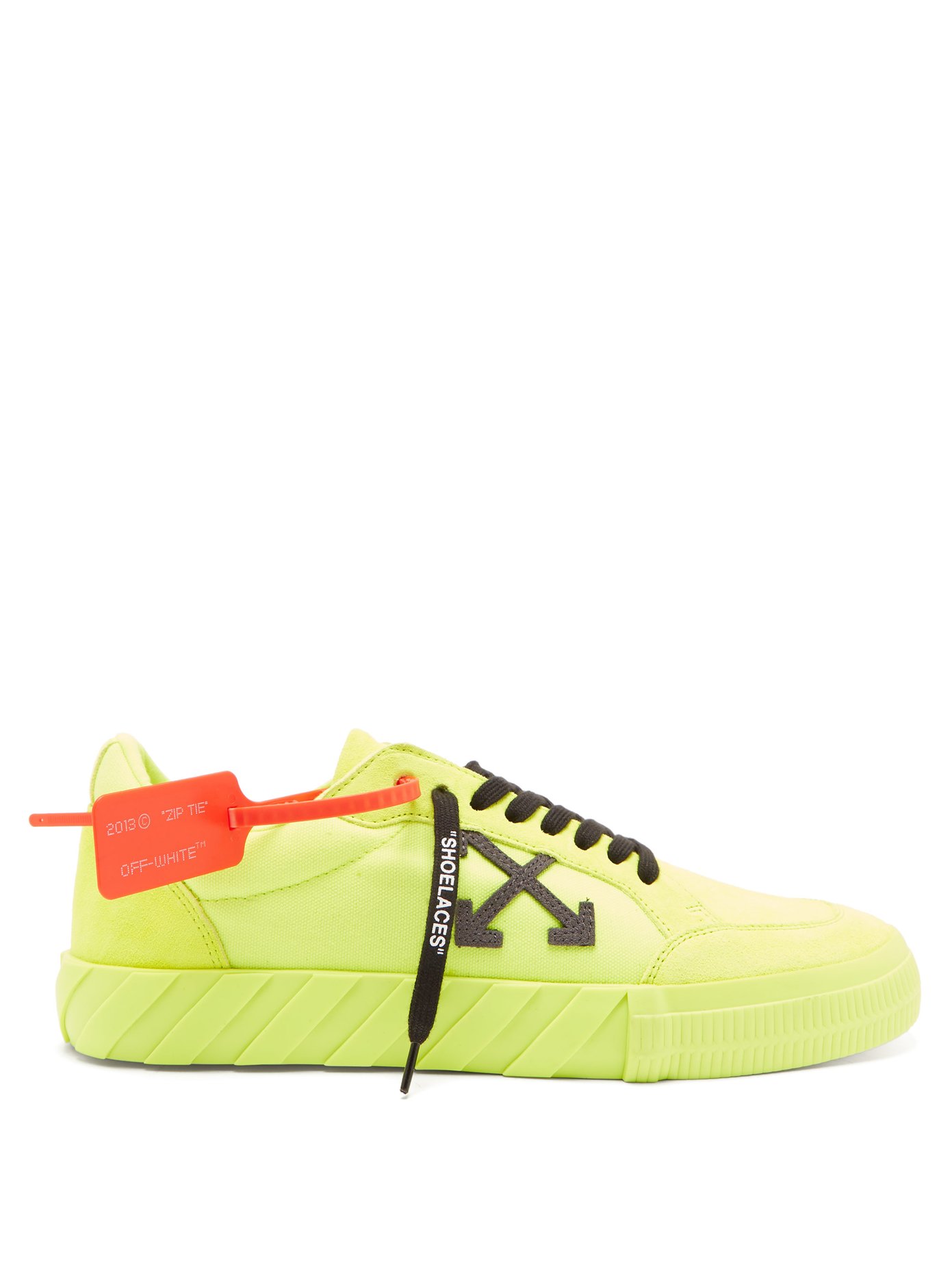 fluorescent yellow trainers