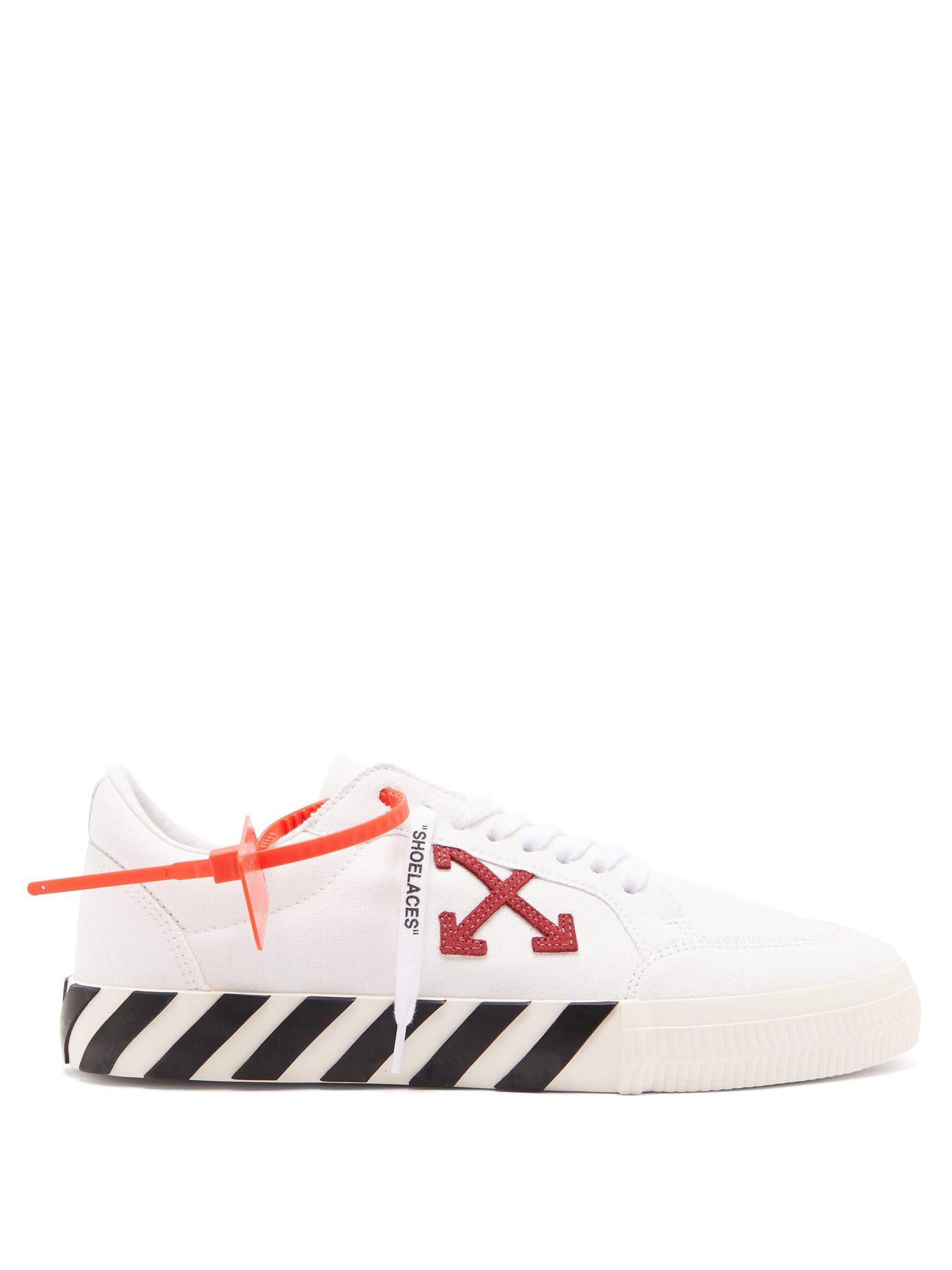 off white vulc canvas trainers