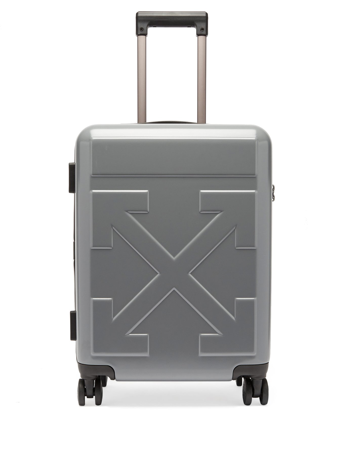 white cabin suitcase