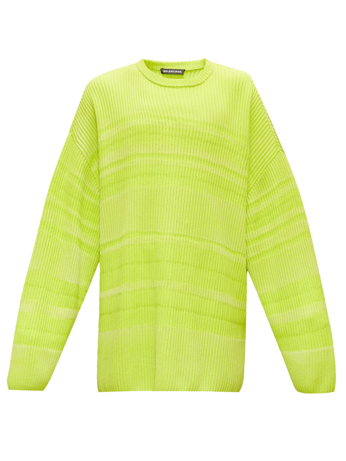 balenciaga yellow sweater