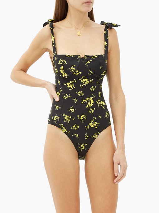 ganni swimsuit sale