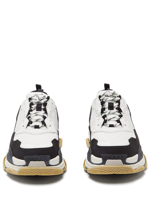 Balenciaga Triple S Sneaker 2 0 Suede Grey Size 11 Bump