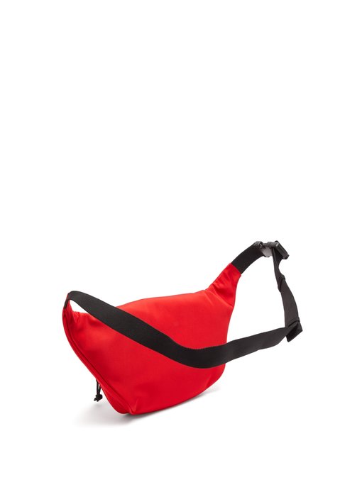 balenciaga red fanny pack