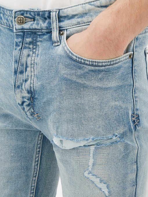ksubi van winkle distressed skinny jeans