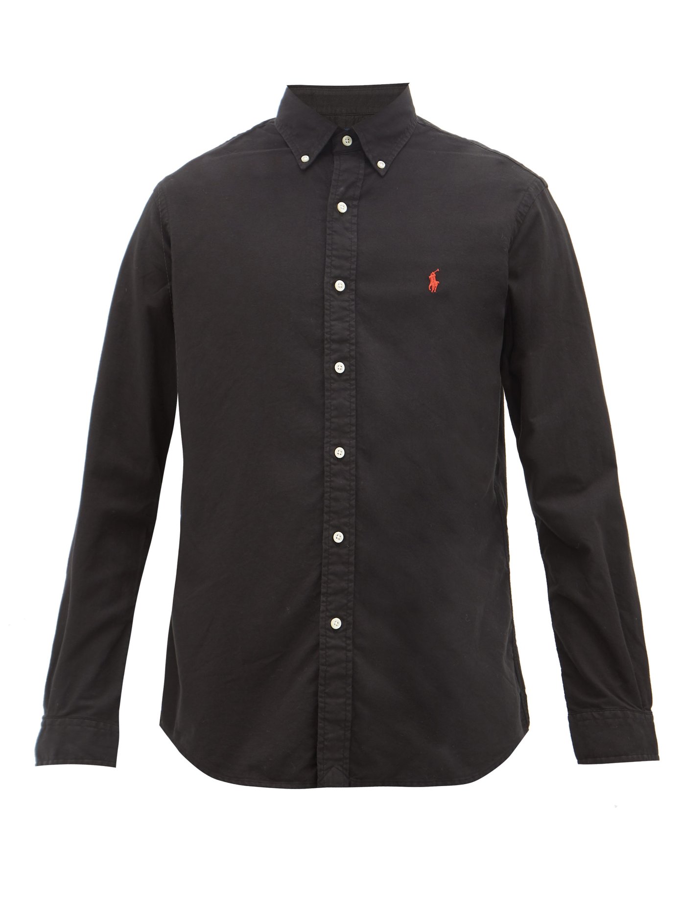 Slim-fit cotton-Oxford shirt | Polo 