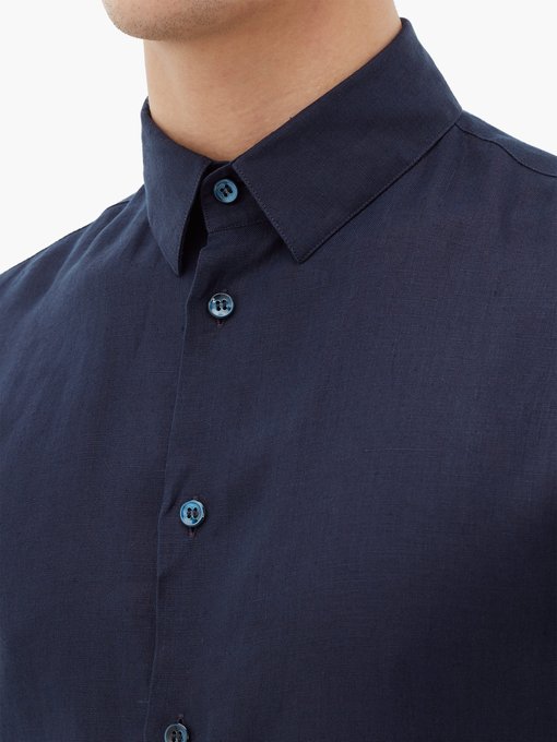 giorgio armani linen shirt