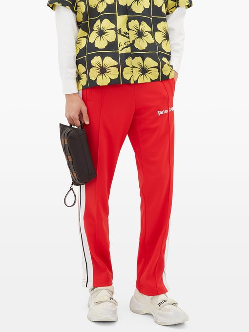 palm angels red track pants