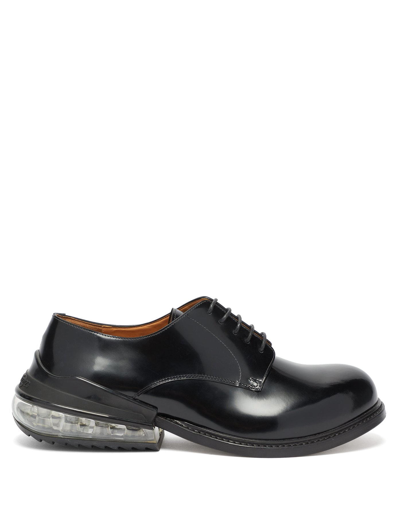 Airbag Heel leather derby shoes 