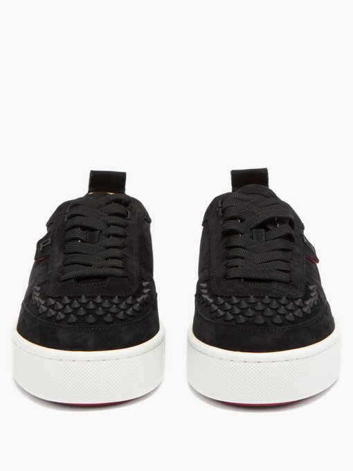 suede christian louboutin mens trainers