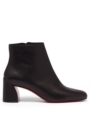 louboutin black ankle boots