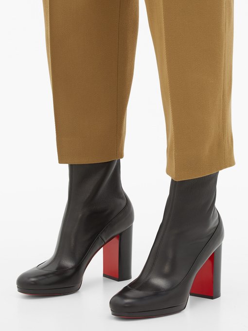 louboutin boots ankle