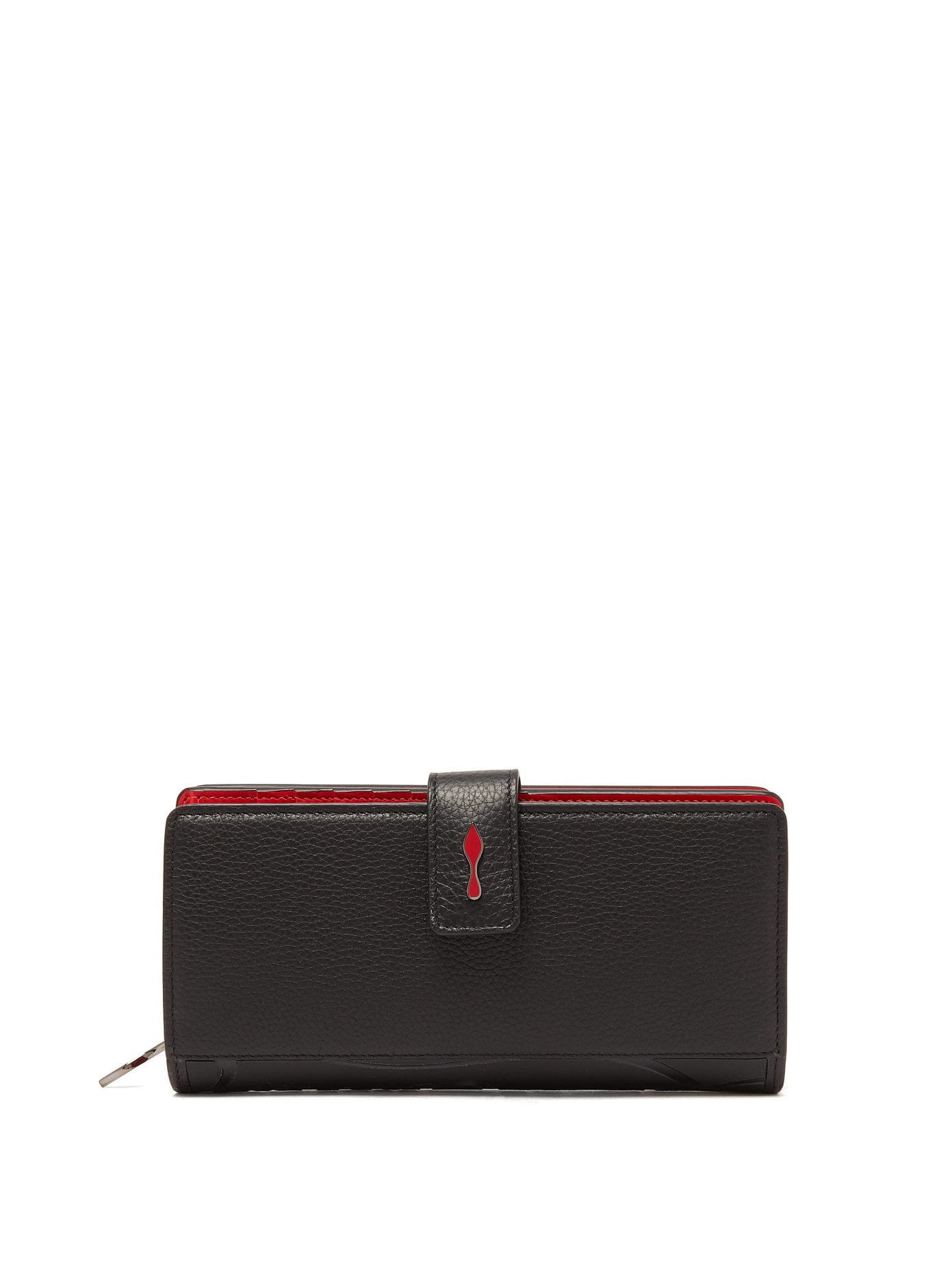 Paloma grained-leather wallet 