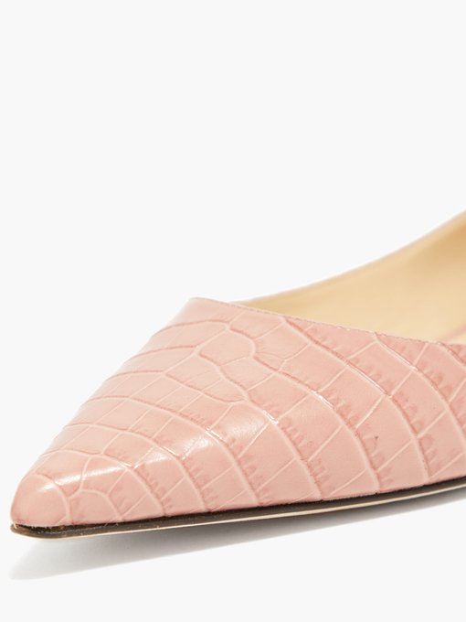 jimmy choo pink flats