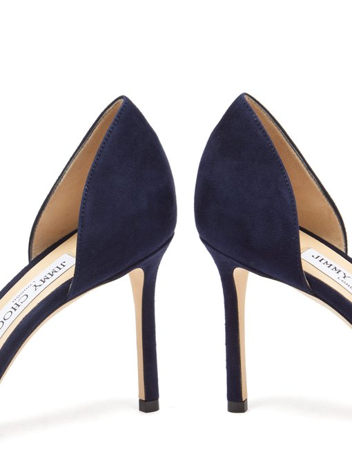 Esther 85 suede d'Orsay pumps | Jimmy 