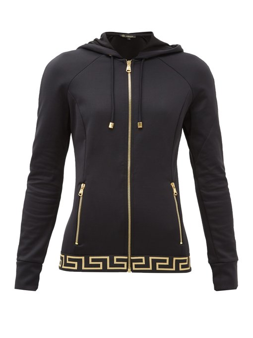 versace zip up hoodie