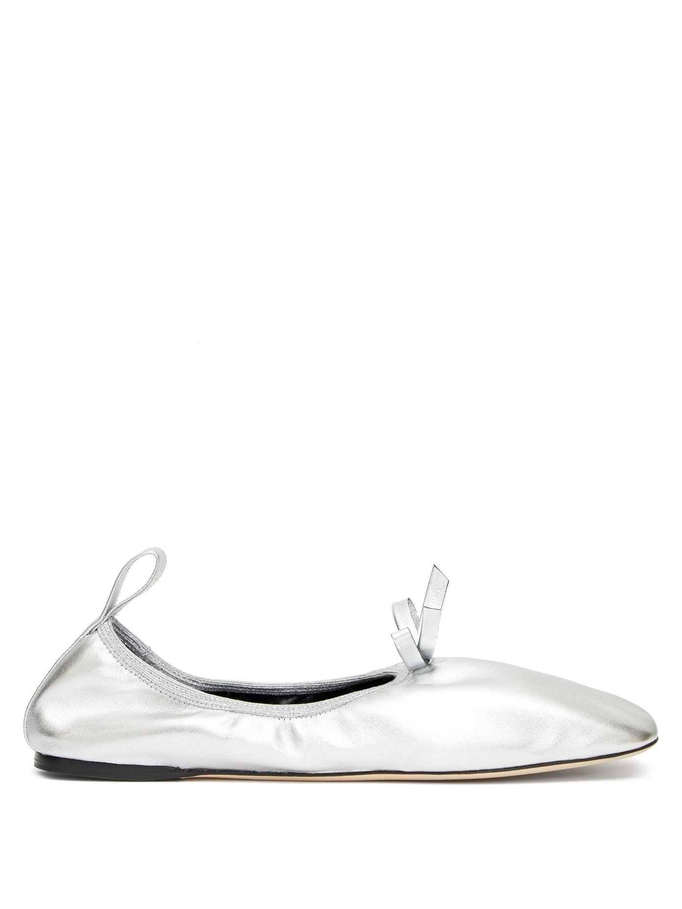 elasticated ballerina shoes