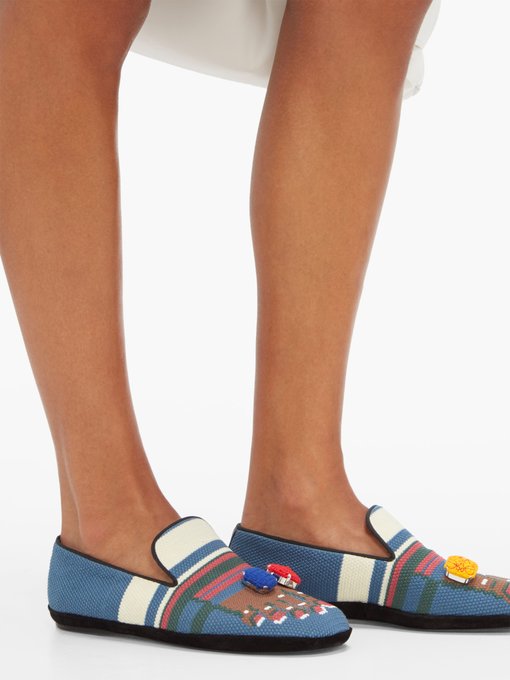 needlepoint loafers