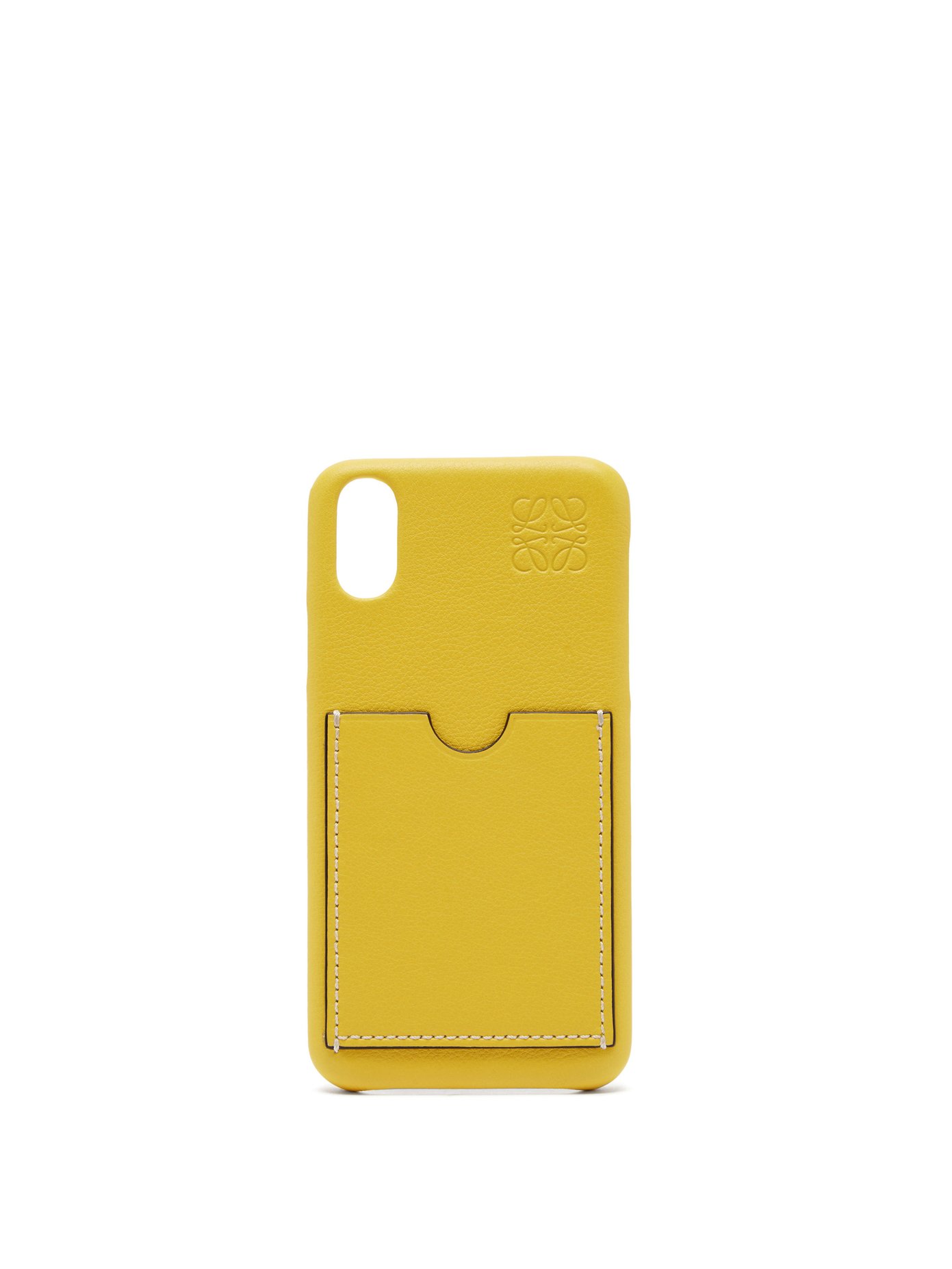 Anagram-debossed leather iPhone® X 